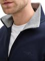 Sweatjacke mit Stehkragen XL Regular Fit - Sky Captain Blue