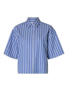 SLFFIA 2/4 CROPPED STRIPED SHIRT B 36 Verkürzt - Dazzling Blue