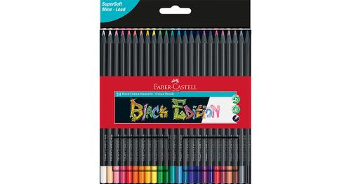 Buntstifte Black Edition, 24 Farben