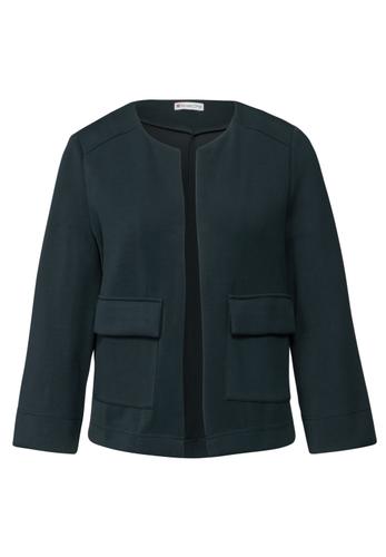 Silk-Look Jacke Grün 40