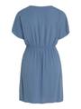 VIMOASHLY BUTTON S/S DRESS 40 Locker geschnitten - Coronet Blue
