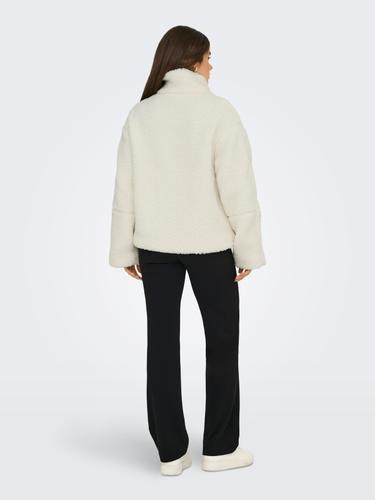 ONLASPEN LIFE TEDDY JACKET OTW L - Cloud Dancer