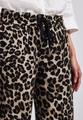 Gemusterte Wide Leg Hose 44/7/8 Hosen - Black
