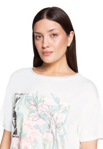 Printshirt 42 Lässig - Patch Cream/Green