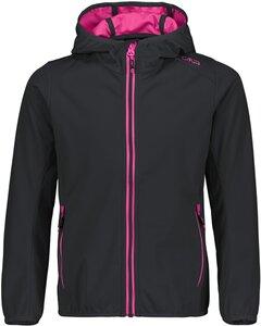 CMP Mädchen Outdoorjacke "Girl Jacket Fix Hood" 110 in Schwarz
