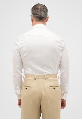 Cover Shirt Twill Langarm Beige 43/Langarm - 65cm