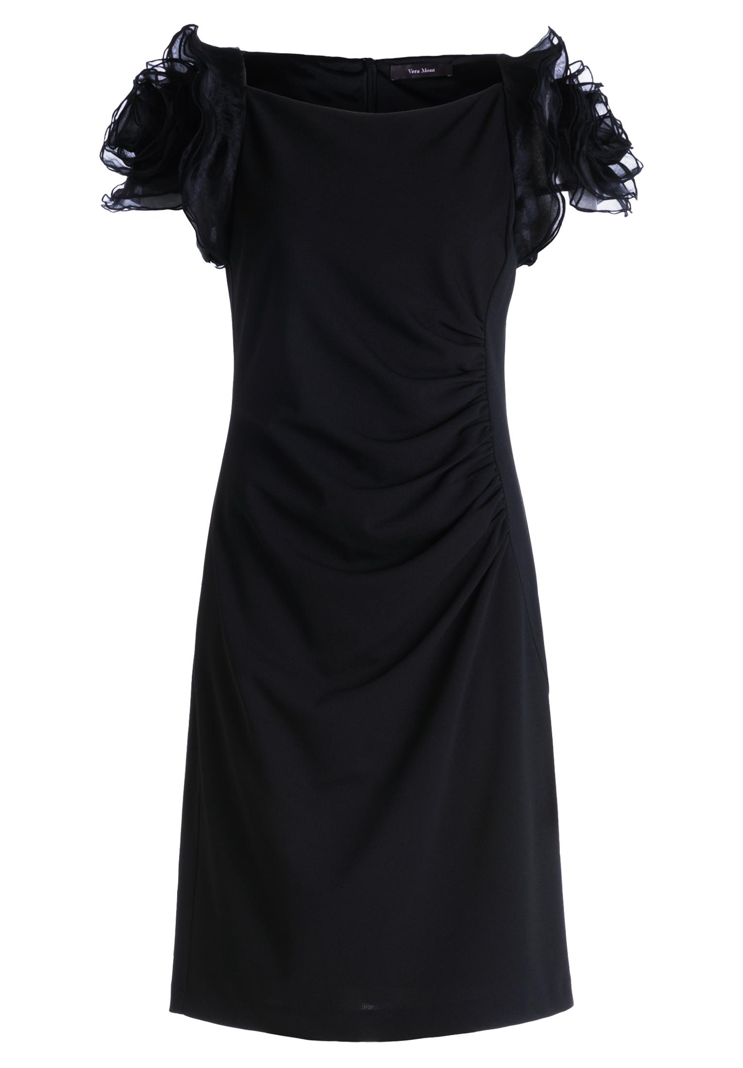 Cocktailkleid 36 Figurbetont - Schwarz