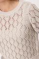 Strickpullover mit Lurex 44 - Warm Sand