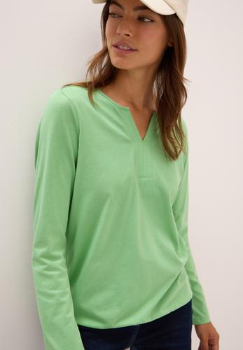 Shirt im Tunika-Look M - Fennel Green