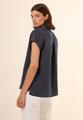 Leinen-Hemdbluse L - Volcanic Grey