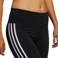 adidas Damen Believe This 2.0 3-Streifen 7/8-Tight XS in Schwarz