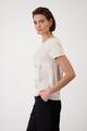 Blusenshirt mit Schmuckschrift 36 - Seashell