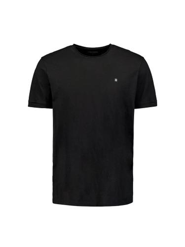 T-Shirt Crewneck Slub Schwarz S