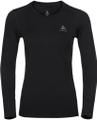 ODLO Damen Langarm Shirt BL TOP crew neck l/s MERINO 200 S in Weiß