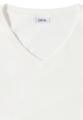 Basic V-Neck Shirt L - Vanilla White