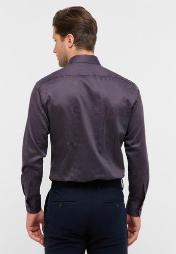 Hemd Satingewebe Langarm 43/Langarm - 65cm MODERN FIT - Burgunder