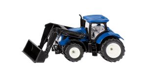 New Holland mit Frontlader blau