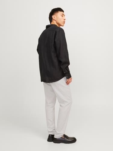 JPSTACE SUMMER LINEN BLEND CHINO PANT SN 34/32 Verjüngt - Crockery