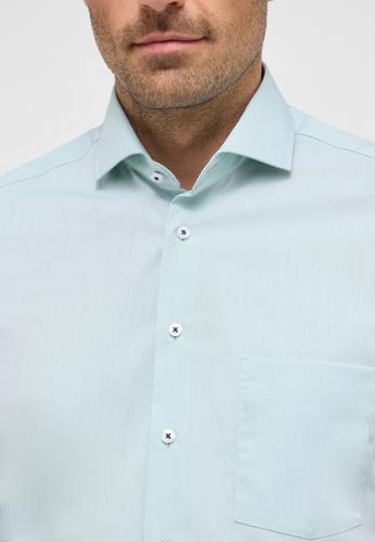 Hemd Chambray Langarm 40/Langarm - 65cm MODERN FIT - Grün