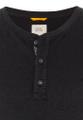 Kurzarm Henleyshirt aus reiner Baumwolle Grau 4XL