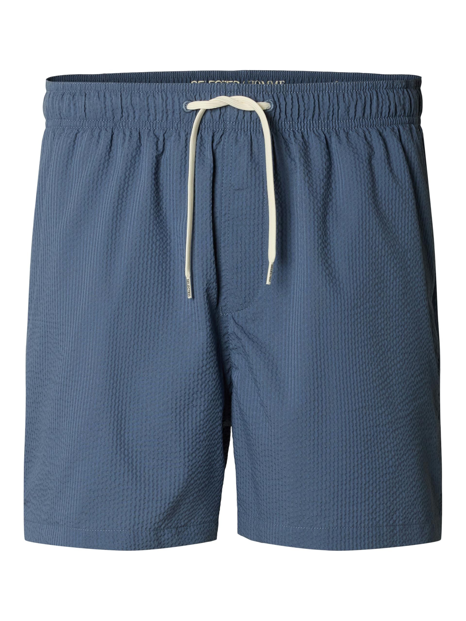 SLHCOOPER-SEERSUCKER SWIMSHORTS XXL Komfort Fit - Bering Sea