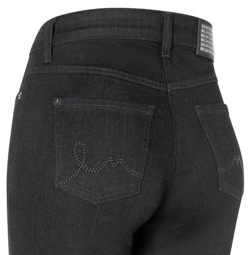 MAC JEANS - LAURA, Authentic Stretch Denim 44/30 Flared Fit - Schwarz
