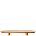 Rosenthal Tablett »Junto Holz Tablett auf Fuss 45 x 16 cm«, Holz, (1-tlg)