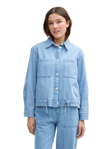 Lightweight Jeansjacke XL Regular Fit - Used Bleached Blue Denim