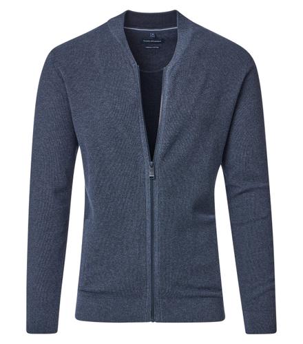 Strickjacke M - Blau