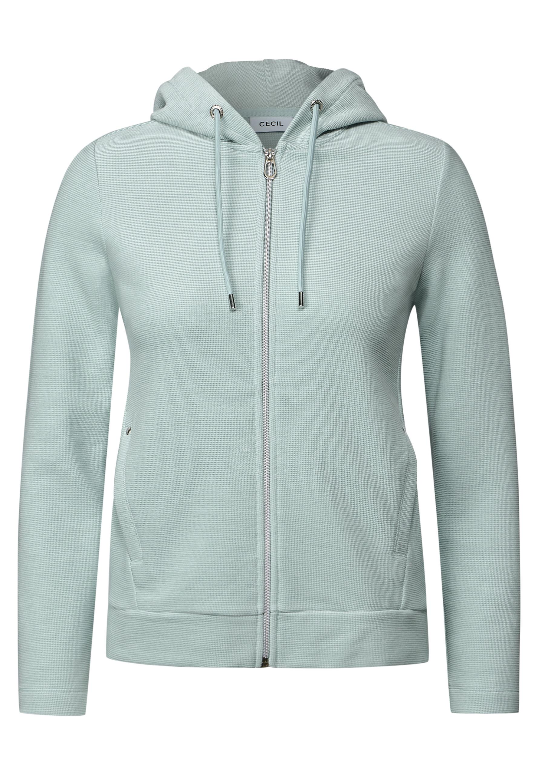 Two-Tone Kapuzenjacke M - Cool Salvia Green