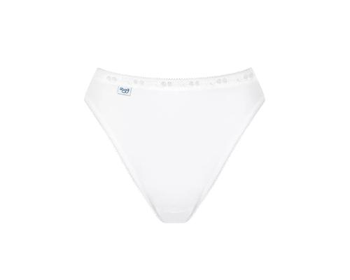Sloggi Jazzpants (2 Stück)mit elastischer Mäusezähnchenkante - Weiß / 38