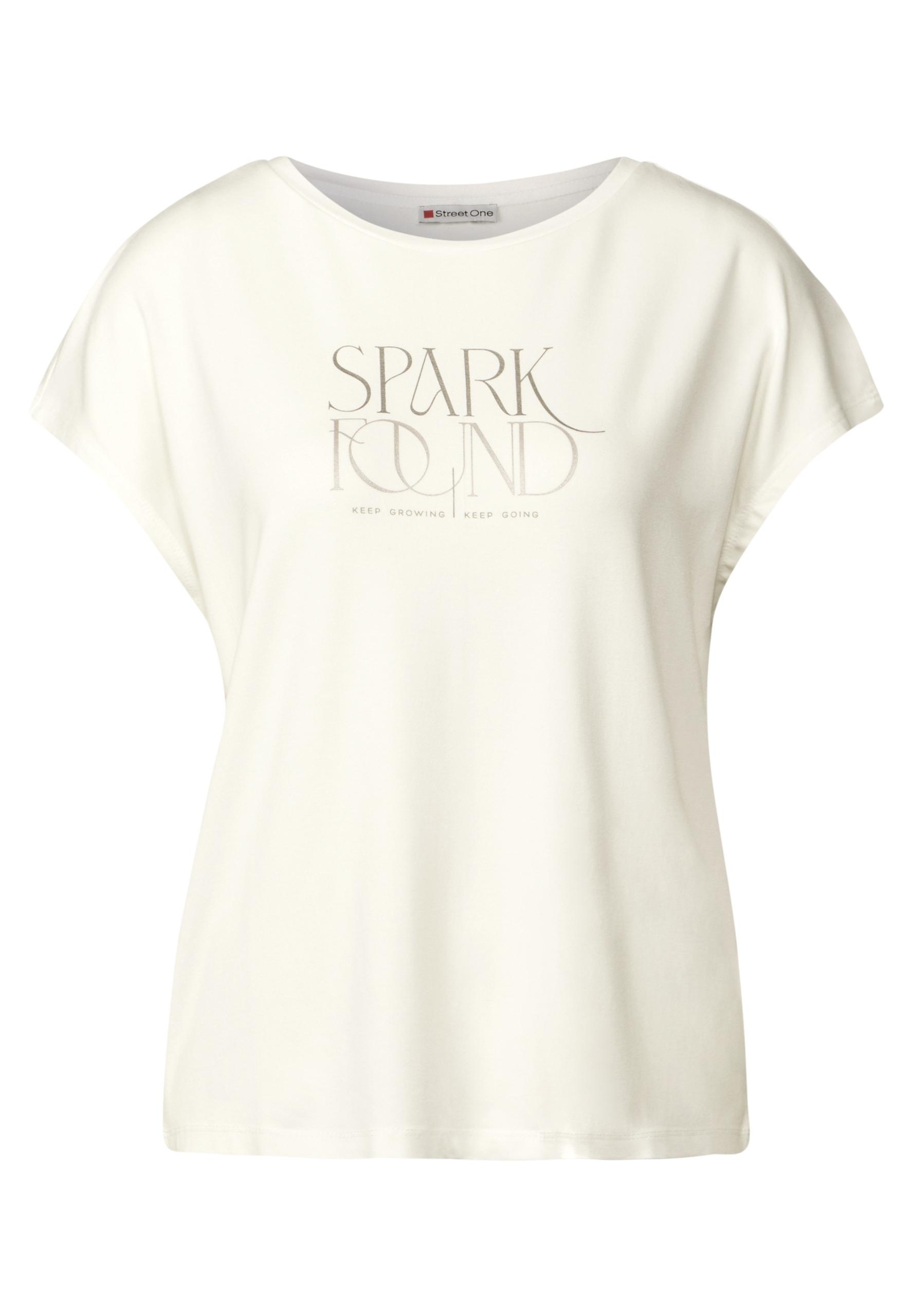 T-Shirt mit Wording 44 - Off White