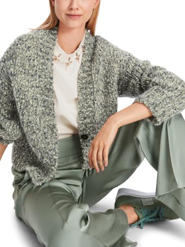 Oversized Cardigan Knitted in Germany 42 - Frozen Sage