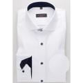 Cover Shirt Twill Langarm 41/Langarm - 65cm MODERN FIT - Weiß