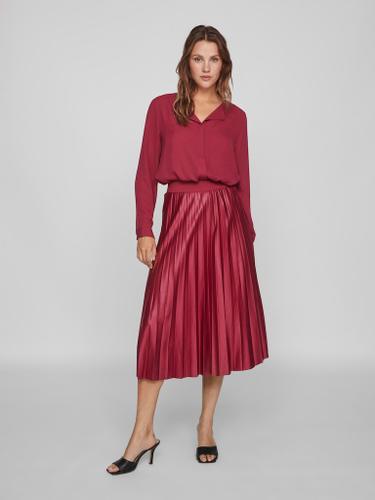 VINITBAN MIDI SKIRT - NOOS XL - Beet Red