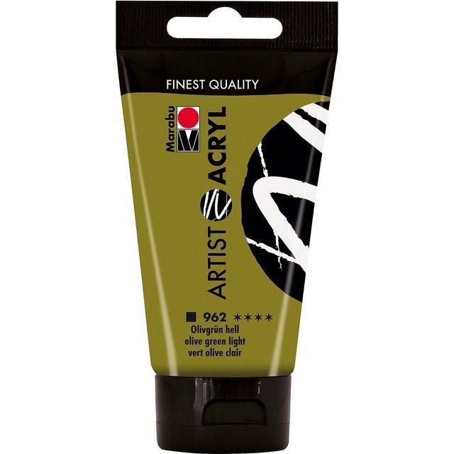 Marabu Artist Acryl Olivgrün hell, 75 ml