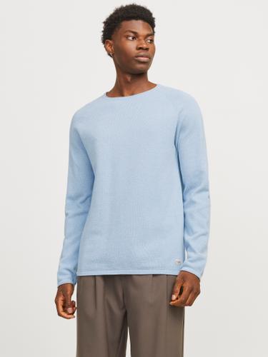 JJEHILL KNIT CREW NECK NOOS S Structure Fit - Cashmere Blue