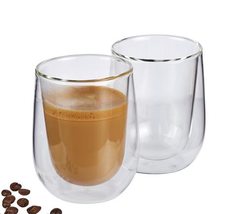 Milchkaffee-Glas 'Verona' 2er Set