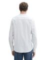 Basic Fit Hemd mit Stehkragen XXL Regular Fit - Light Herringbone Structure