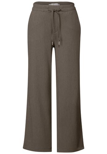 Wide Leg Hose mit Struktur Braun 38/30