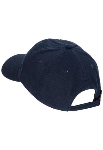 Cap aus Baumwolle Blau OS