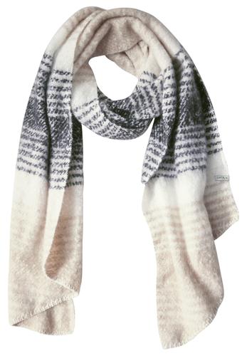 Gestreifter Schal A - Black