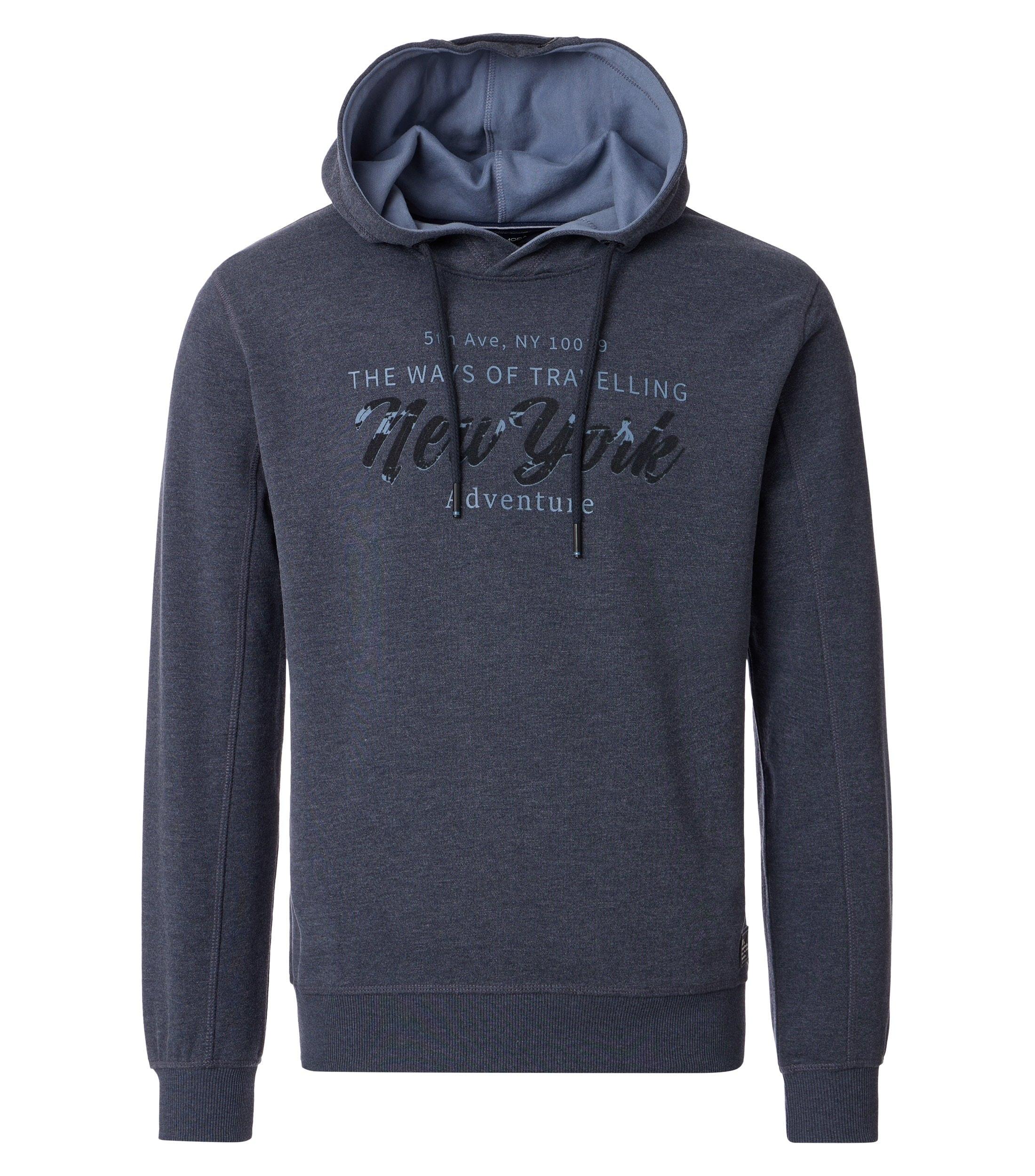 Sweatshirt M Basic Circular Knit - Blau