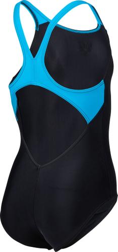 ARENA Kinder Schwimmanzug GIRL'S VORTEX SWIMSUIT V BACK 128 in Schwarz