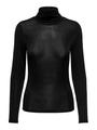 ONLCLARA L/S ROLLNECK JRS Schwarz M