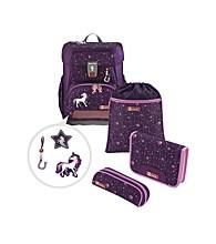 Step by Step 5-tlg. Schulranzenset Limited Edition Cloud 19 Liter Lila|Schwarz