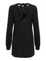 ONLCAROL L/S GLITTER BOW DRESS JRS Schwarz S
