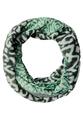 Gemusterter Loop Schal One size - Tendril Green