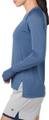 ASICS Damen T-Shirt SEAMLESS LS M in Blau