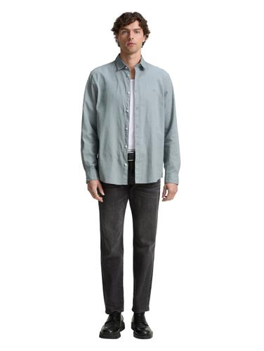 Regular Fit Chambray Hemd XL Regular Fit - Grey Mint